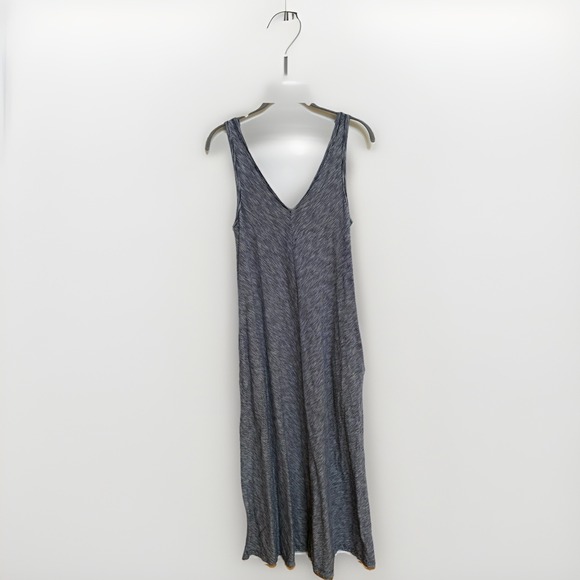 Lou‎ & Grey Blue White Stripe Maxi Tank Cotton Dress XS - Picture 1 of 7